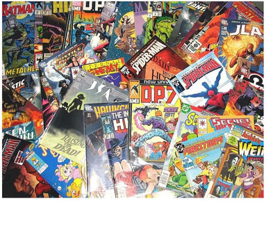 25 Comics Marvel DC ONLY No Duplication Superman Batman Spider-man.