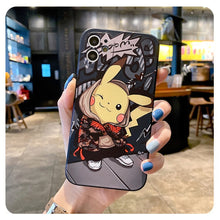 Load image into Gallery viewer, Pokemon Pikachu Silicone Phone Case
