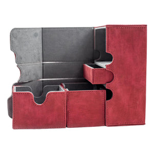 PU Leather Card Deck Storage Box