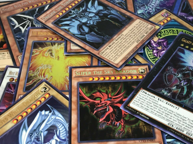 stack of yugioh cards Lot 40 Commons, 10 Rares & 5 Holos (Basic pack) The Electrifyingly Awesome Blue Yu-Gi-Oh! Trading Card Game: Blue