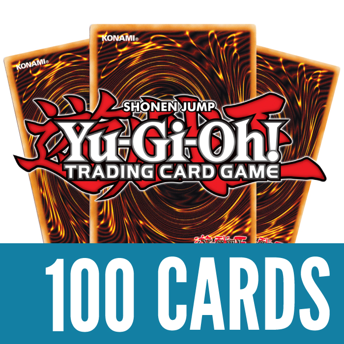YU-GI-OH 100 CARD LOT - INCLUDES HOLOGRAPHIC CARDS